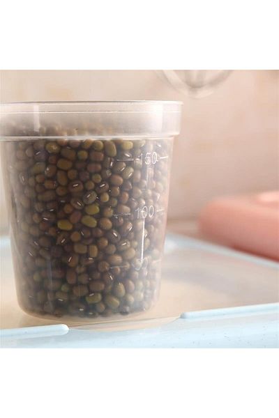 COOYA Rice Storage Box,Fade-proof,durability and extensive,for Kitchen Storage,34x26x19.5cm,Blue