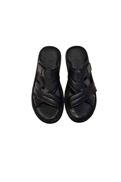 Esem 1143 Genuine Leather Men's Slippers
