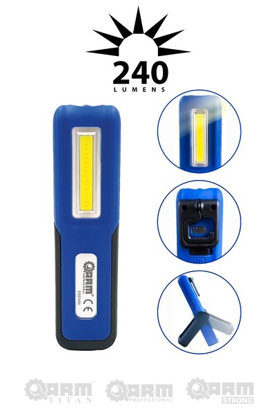 ARM TİTAN 240 LÜMEN ŞARJLI LED LAMBA
