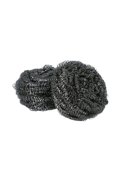 Liveda 2-Piece Glitzi Durable Stainless Steel Spiral Scourer Silver