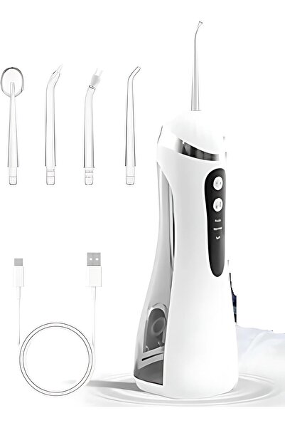 Biki جهاز تنظيف الأسنان بالماء - لاسلكي محمول بأربعة أوضاع، جهاز ري فموي IPX