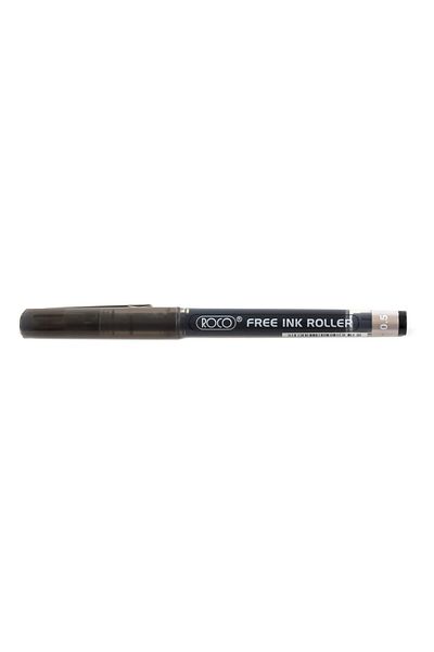 Roco Free Ink Roller Liquid Ink Pen – Black Ink, 0.5 mm Needle Tip