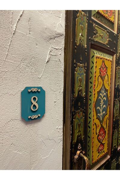 pınARTdizayn Retro Kapı Numara