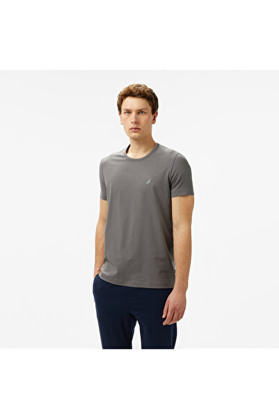 Nautica Erkek Gri Regular Fit T-Shirt