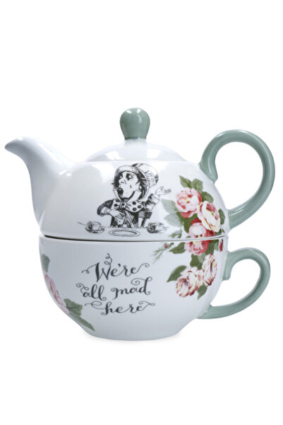 MIKASA x V&A Alice in Wonderland Fine China 420ml Porselen Tek Kişilik Çay De...