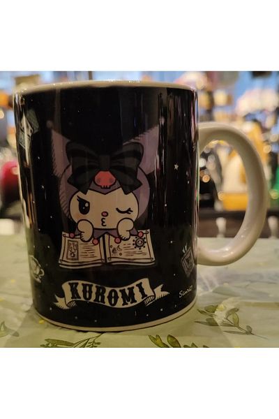 ada çanta kırtasiye Kuromi Mug Cup Porcelain Black Ad78915