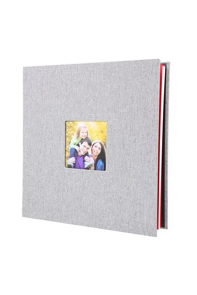 Primo Plus 40-Page Self Adhesive Photo Album Grey