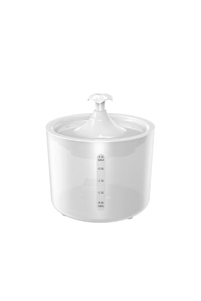 HOMİX Premium Quality Automatic Pet Drinking Water Fountain White 2.5 Liter