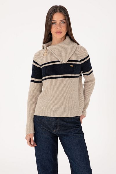 U.S. Polo Assn. Women's Stone Sweater 50293133-Vr049