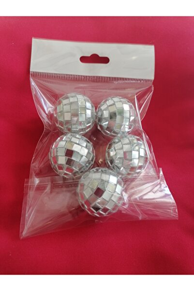 DECO 3 cm Mini Disko Topu 5'li Paket