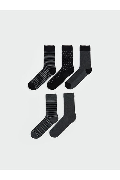 LC Waikiki Create Your Style from Uzg Store |   Patterned Men's Socks 5-Piece