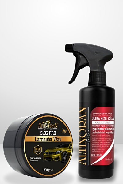 Altınoran Seramik Wax ve Hızlı Cila Seti | Sio3 Pro Krem Cila 200gr ve Ultra ...