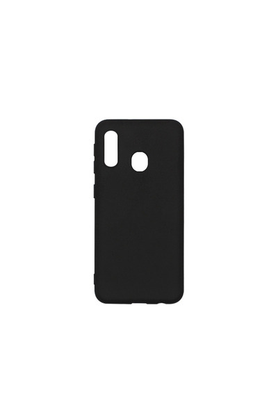 OEM Husă din silicon pentru Samsung Galaxy A20/A30, ultrasubțire, neagră