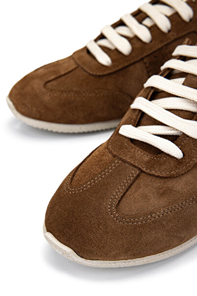 Tamer Tanca Kadın Hakiki Deri Tütün Süet Sneakers & Spor Ayakkabı