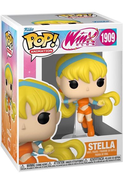 Funko POP! Winx Club Prenses Stella Koleksiyon Figürü 9,5 cm, Resmi Vinil Oyuncak