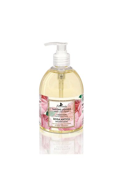 Florinda Liquid Soap For Hands, Face And Body With Rose Fragrance, La Dispensa, 500 ml