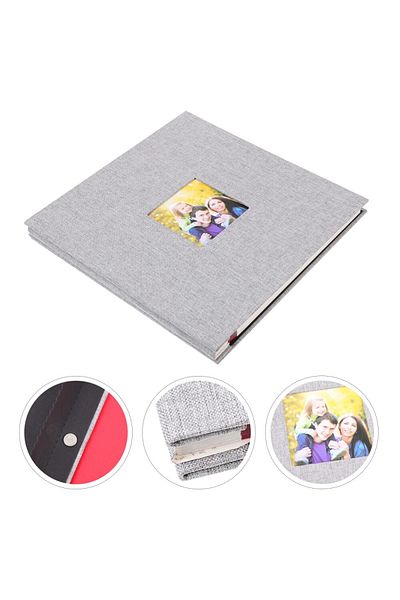 Primo Plus 40-Page Self Adhesive Photo Album Grey