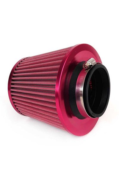 motor starter Filtru aer sport mare rosu, conic, cu 3 adaptoare, 01042 Amio