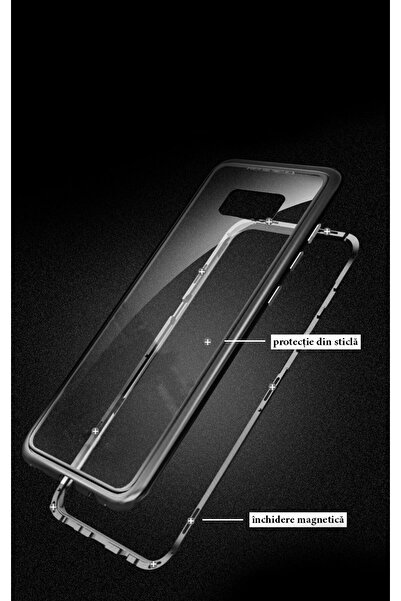 OEM Θήκη μαγνητικής προστασίας 360° - Samsung Galaxy S8 Plus - Μαύρη