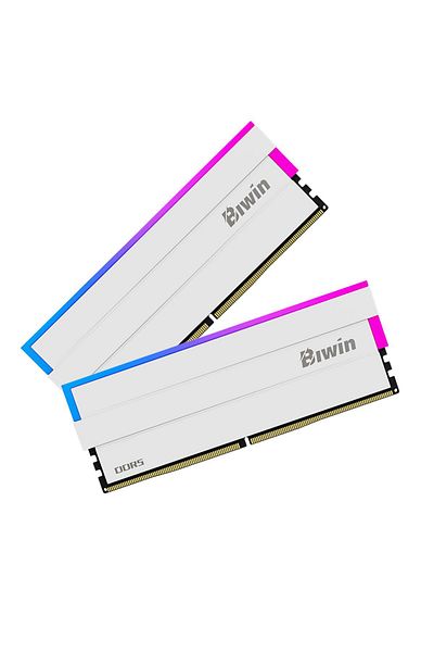 Biwin Dw100-Cw002 32Gb Ddr5 6400Mhz 2X16Gb Rgb Desktop Ram - White