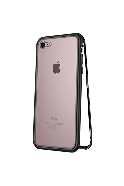 OEM Μαγνητική θήκη 360 για iPhone 8, μαύρη