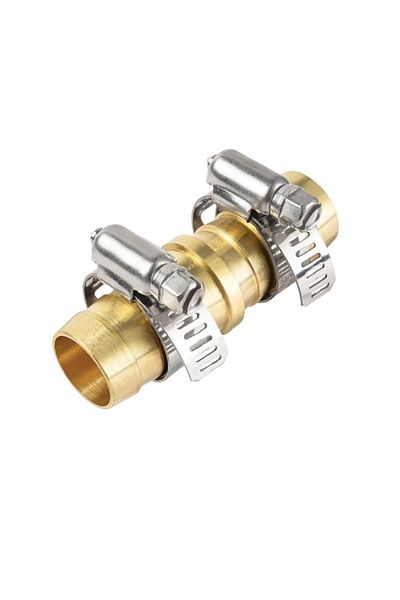 ACE Heavy Duty Corrosion Resistant Brass Male Hose Repair Gold and Silver 3/4inch
