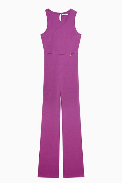 Patrizia Pepe ASYMMETRIC NECKLINE DRESS - PATRIZIA PEPE - L, PURPLE