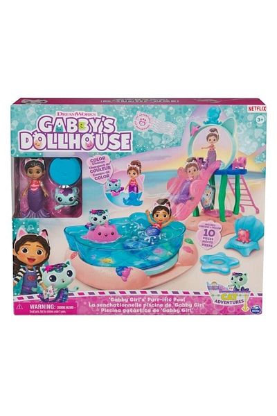 SPIN MASTERR Gabby's Dollouse Playset - At the Pool with Gabby