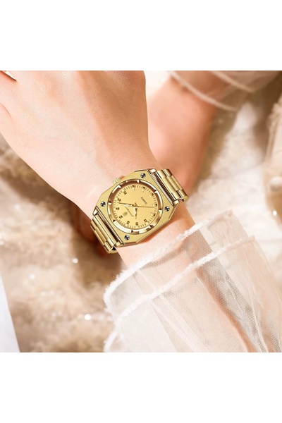 delis Ceas de dama Poedagar CS1903, otel inoxidabil, argintiu, cadran negru