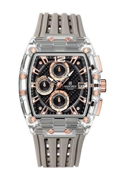 Naviforce Watch NF7105-Grey/RoseGold