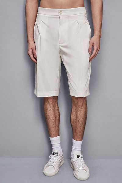 Patrizia Pepe Bermuda Shorts With Buckle Detail - - 46, White