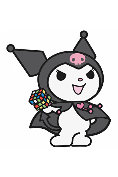 INOVATIX Set de 8 autocolante My Melody Kuromi Fighter, INOVATIX®. 6 cm