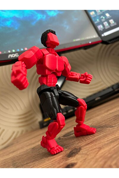 WELLCUT Dummy Red Hulk 3D Baskı Hareketli Figür – 16 cm Koleksiyonluk Oyuncak