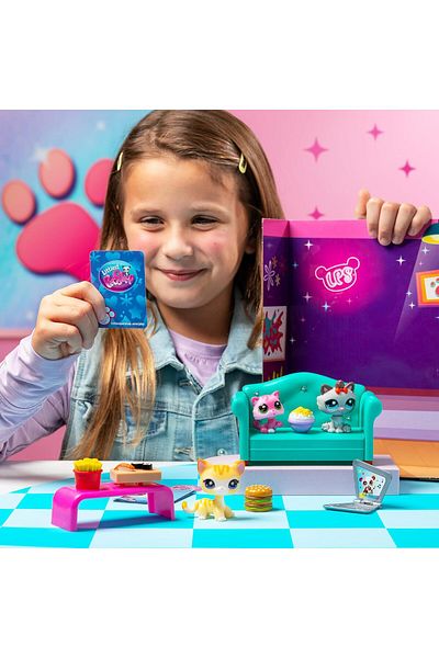 Littlest Pet Shop Lps Minis Series 3 Diner Dash Game Bundle Set