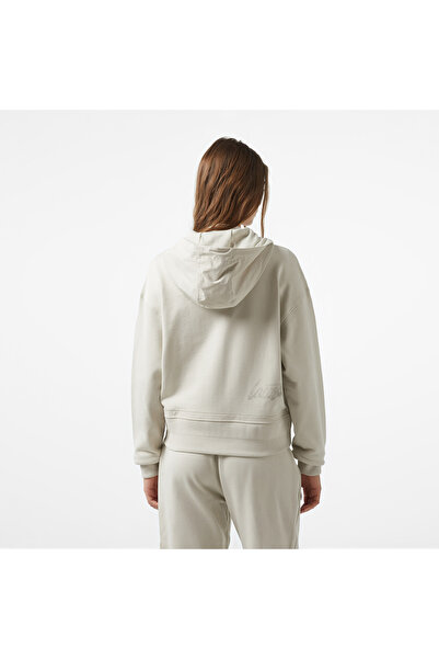 Lacoste x House of SuperStep Kadın Gri Hoodie