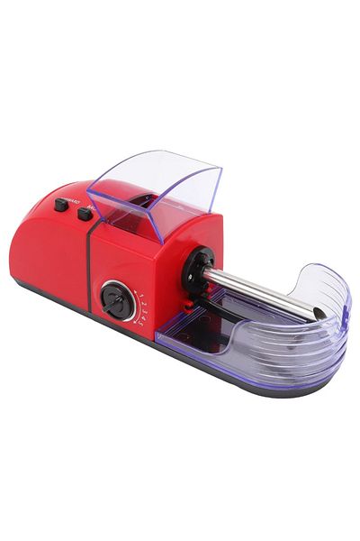 Teno Teno® Electric Cigarette Maker, tobacco injector, 5 grinding levels, red