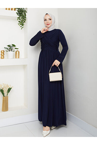 Wual giyim Φόρεμα Sandy Cross Draped με κορδόνια