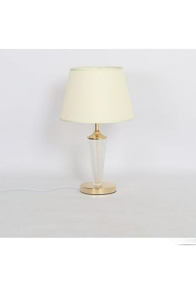 DECORA Stylish bedroom lamp with modern design in gold color