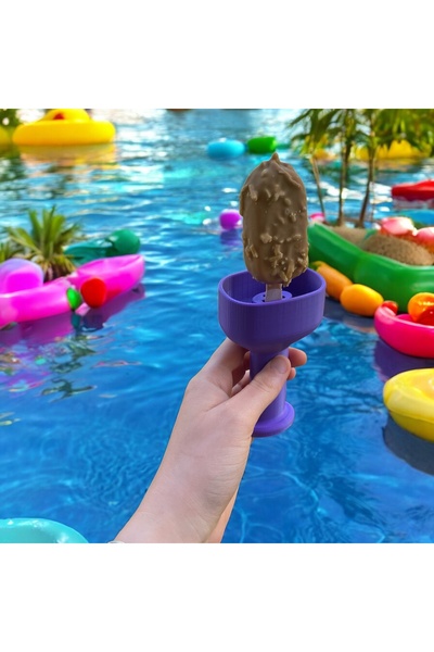 Home Ice Cream Holder |   Ice Cream Stand with Sticks |   Anti-Drip Apparatus |   Pla Material