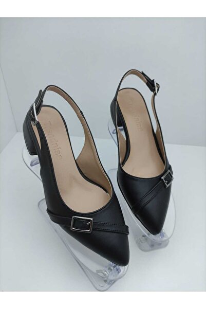 GİRGÖR Yeni Sezon Tek Tokalı Alçak Topuklu Kadın/Kız Ayakkabı