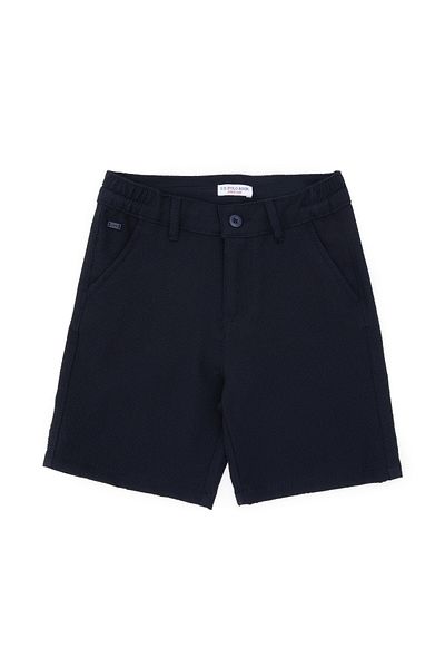 U.S. Polo Assn. Boy's Navy Blue Woven Shorts 50307014-Vr033