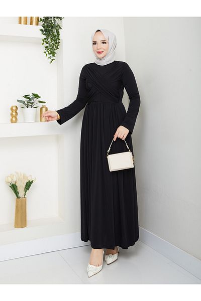 Wual giyim Φόρεμα Sandy Cross Draped με κορδόνια