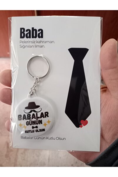 sandal hediyelik Babalar Günü Hediyelik Anahtarlıklı Kart 1 Adet