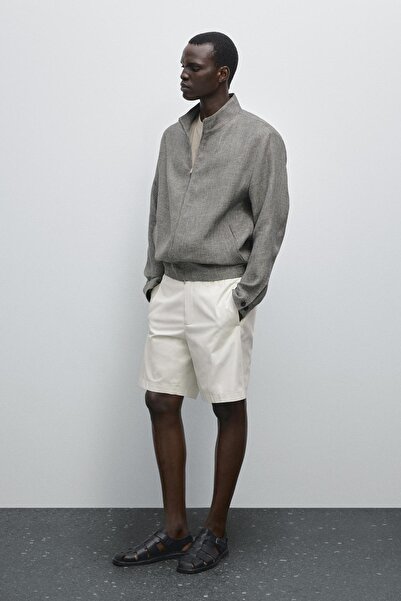 Massimo Dutti Jogger poplin bermuda şort