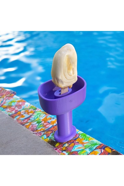 Home Ice Cream Holder |   Ice Cream Stand with Sticks |   Anti-Drip Apparatus |   Pla Material