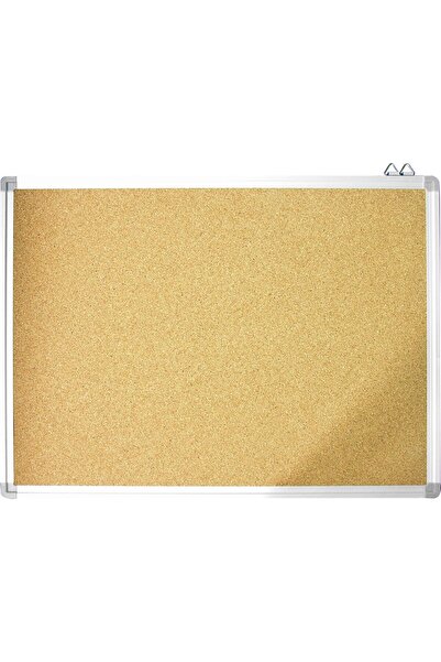 Roco Cork Board with Aluminum Frame – 60 x 45 cm (1.97 ft x 17.72 in) – Durab...