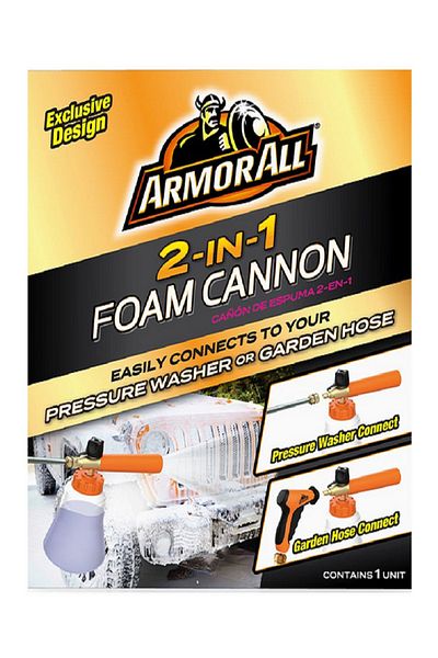 Armor ALL 2-in-1 Pressure Washer and Garden Hose Foam Cannon