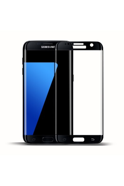 OEM Folie de sticlă pentru Samsung Galaxy S7 Edge, culoare neagră, protecție ...