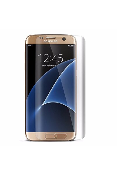 OEM Carcasă pentru Samsung Galaxy S7 Edge, subțire, transparentă, cu folie de...