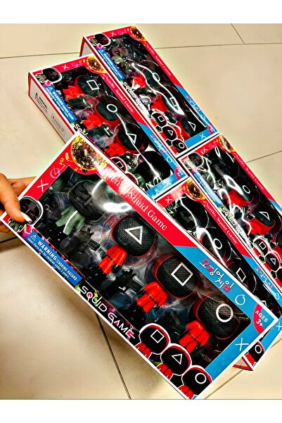 DEK Netflix Squid Game Figürleri - 4'lü Set Koleksiyonluk Oyuncaklar